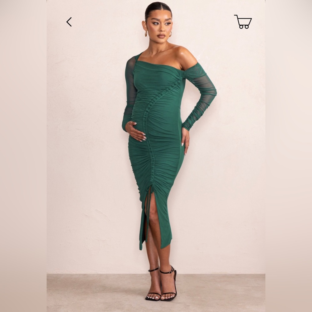 Club London Sweet Dreams Maternity Dress Midi - Size US 8